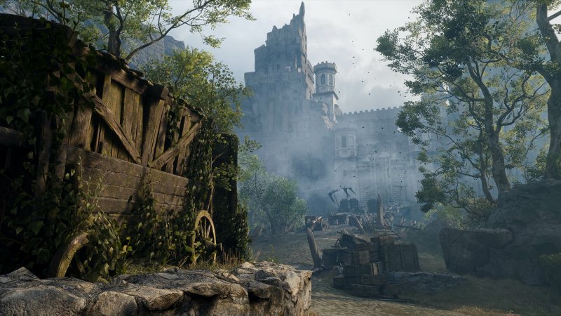 Il castello di una delle mappe di Witchfire Il castello di una delle mappe di Witchfire