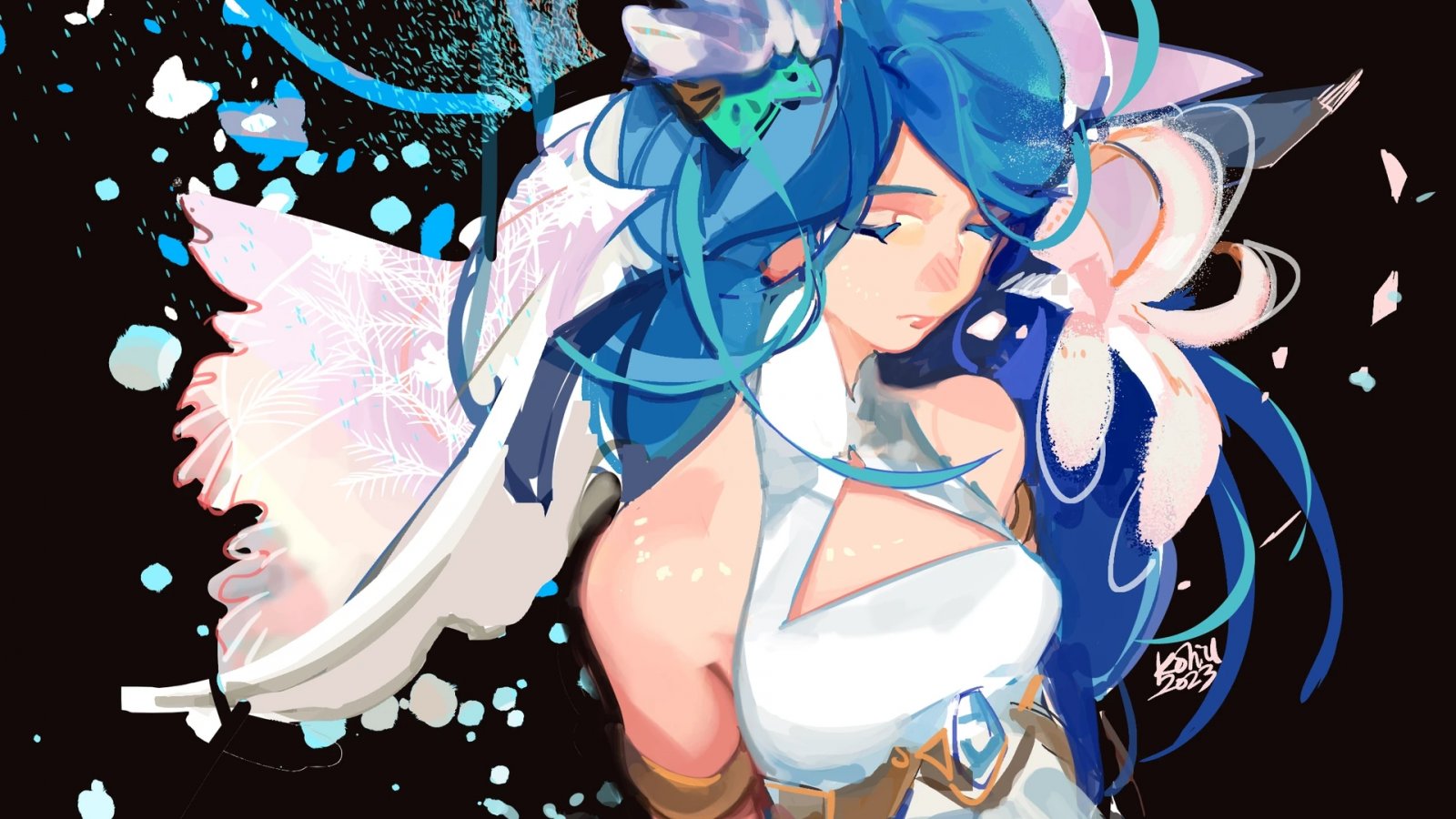 Un personaggio femminile di Threads of Time