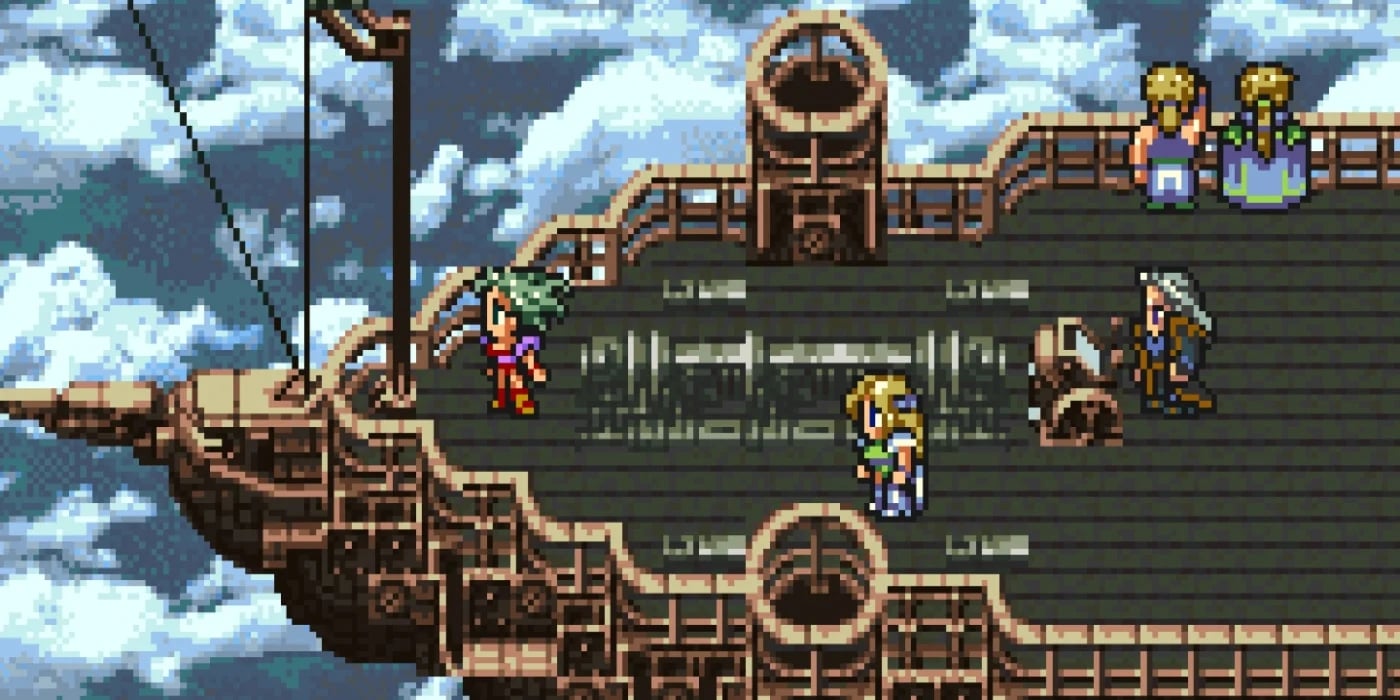 Uno scatto da Final Fantasy 6 dalla Pixel Remaster Collection