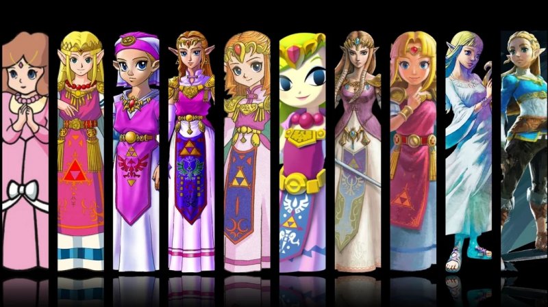 L'evoluzione del design di Zelda nel corso degli anni L'evoluzione del design di Zelda nel corso degli anni