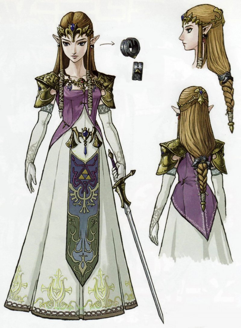 Zelda, nella sua versione più matura e austera di Twilight Princess Zelda, nella sua versione più matura e austera di Twilight Princess