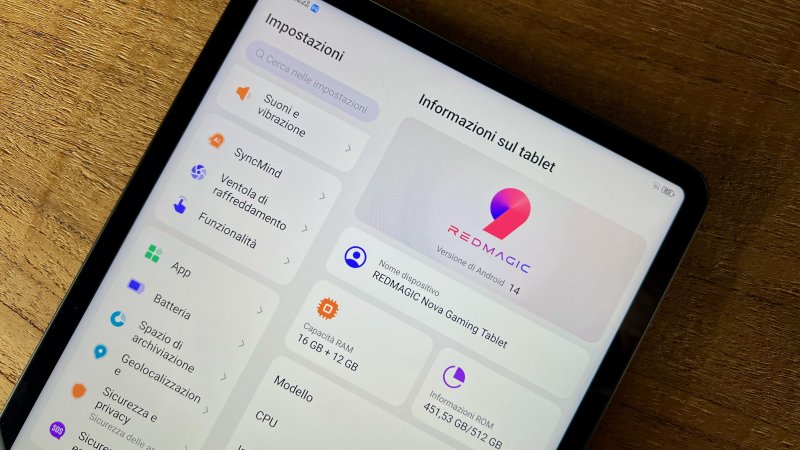 Il software è probabilmente il maggior punto debole di REDMAGIC Nova Gaming Tablet
