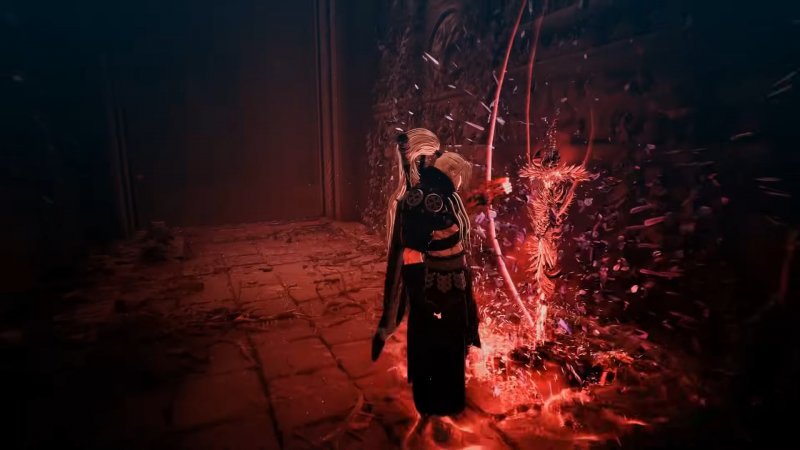 Ci sono diverse meccaniche in stile soulslike come i checkpoint, ma l'anima rimane d'azione Ci sono diverse meccaniche in stile soulslike come i checkpoint, ma l'anima rimane d'azione