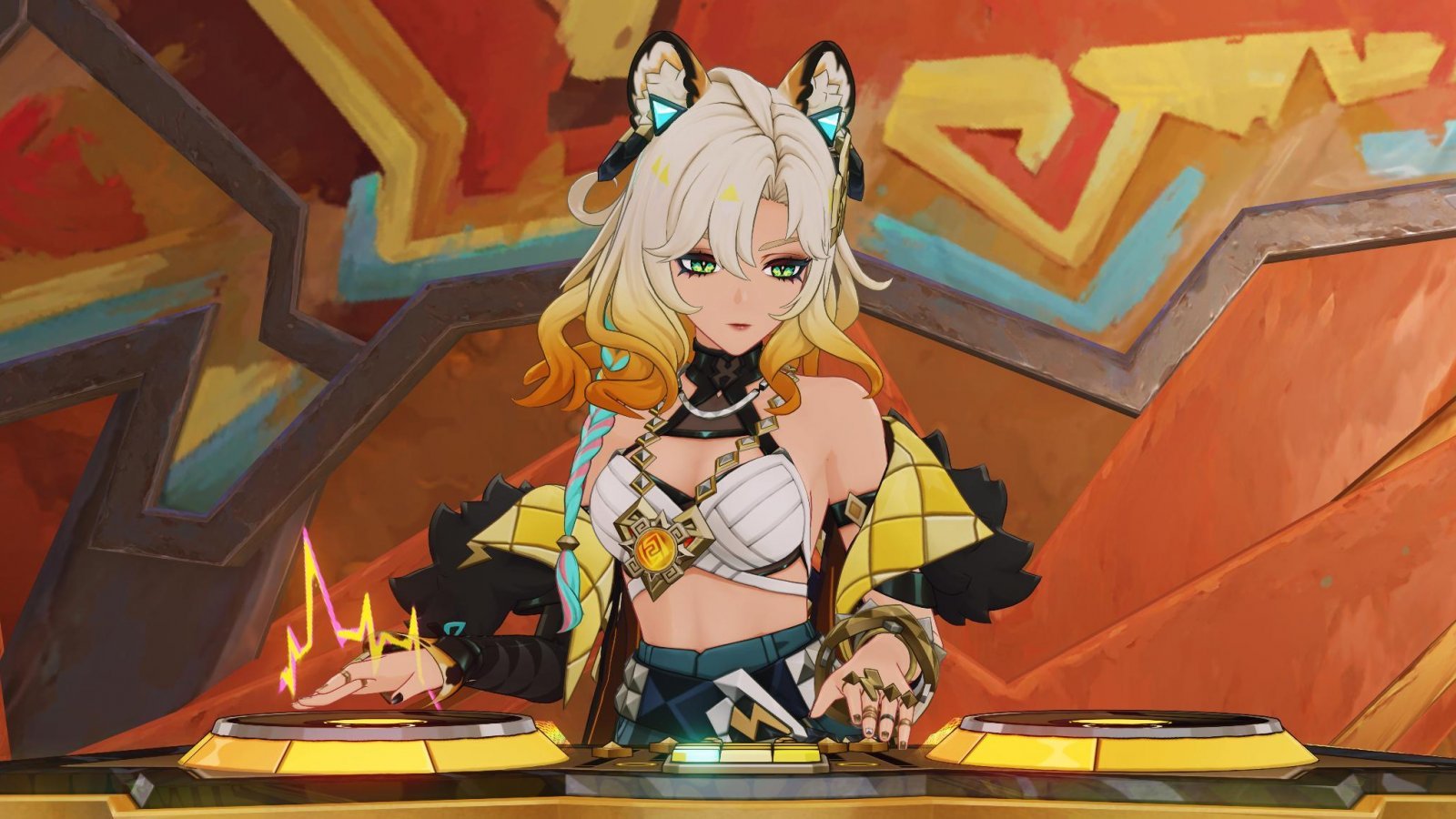 Uno dei personaggi di Genshin Impact