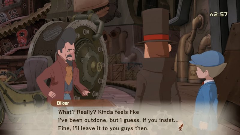 Luke alle prese con uno dei tanti abitanti di Steam Bison