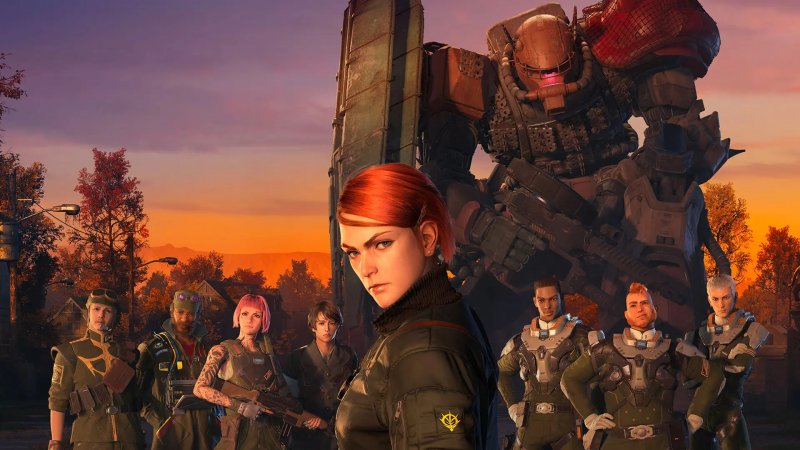 Un'immagine promozionale di Gundam: Requiem for Vengeance