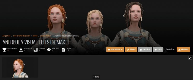 Un'immagine della mod di God of War Ragnarok