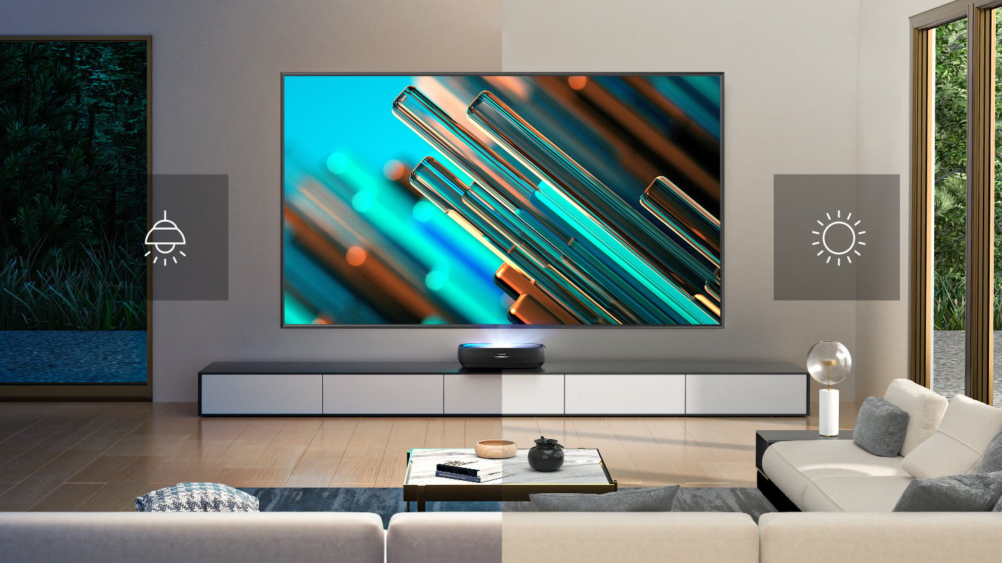 Un Laser TV Hisense