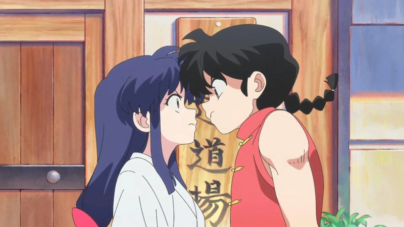 Akane e Ranma in una scena del remake di Ranma ½