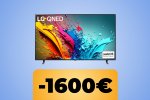 La smart TV LG QNED serie 85 del 2024 ha uno sconto enorme su Amazon Italia, con 4K, 120 Hz, VRR e non solo - Notizia