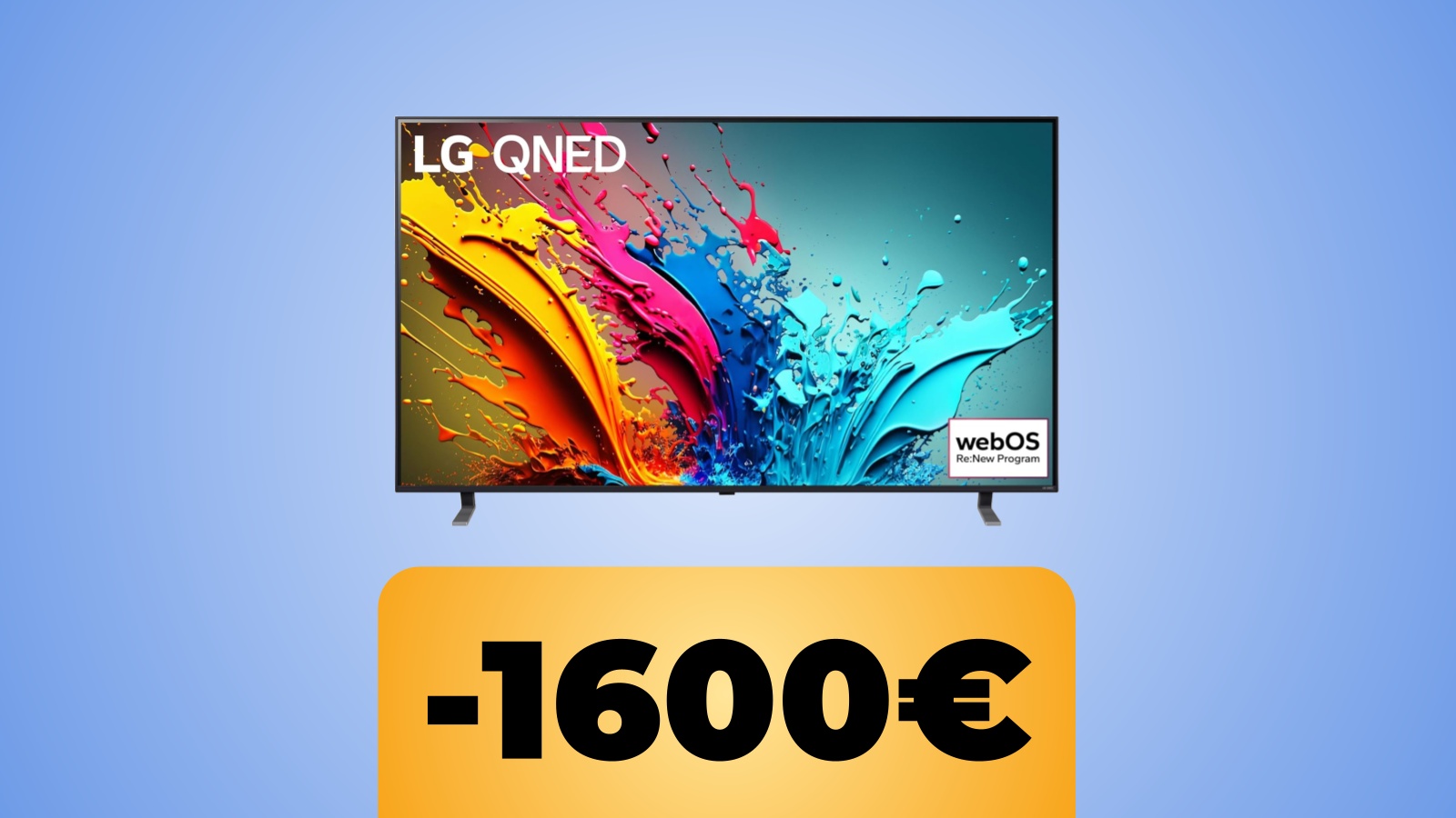 smart TV LG QNED e lo sconto di Amazon