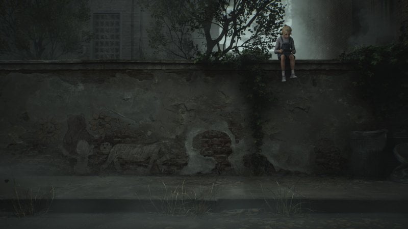 Laura è una bambina dispettosa che però non sembra vedere le orribili creature che abitano la città Laura è una bambina dispettosa che però non sembra vedere le orribili creature che abitano la città