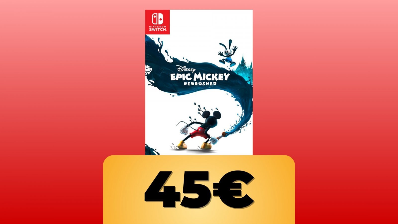 Il gioco Disney Epic Mickey: Rebrushed e lo sconto su Amazon