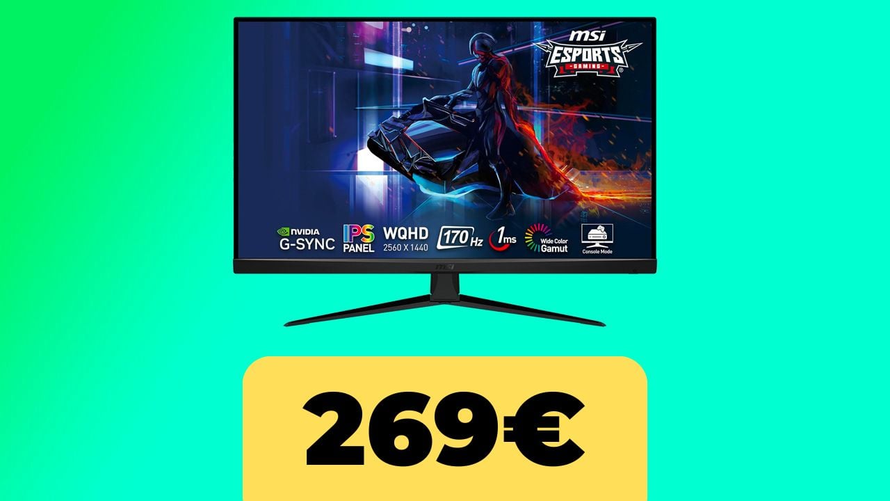 MSI G321Q,  il monitor da gaming è in forte sconto per la Festa delle Offerte Prime 2024