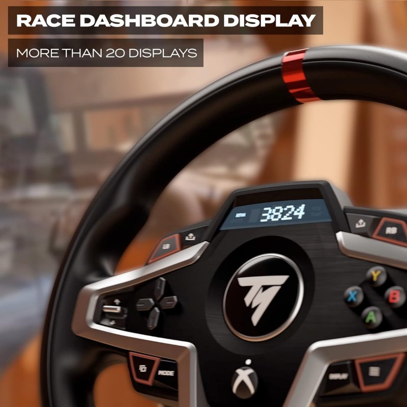Il display del volante T248. Il display del volante T248.