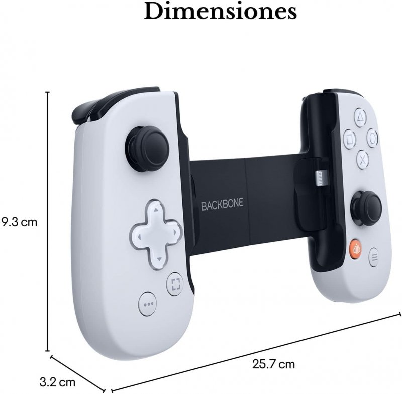 Le dimensioni del controller Backbone One PlayStation Edition per iPhone Le dimensioni del controller Backbone One PlayStation Edition per iPhone