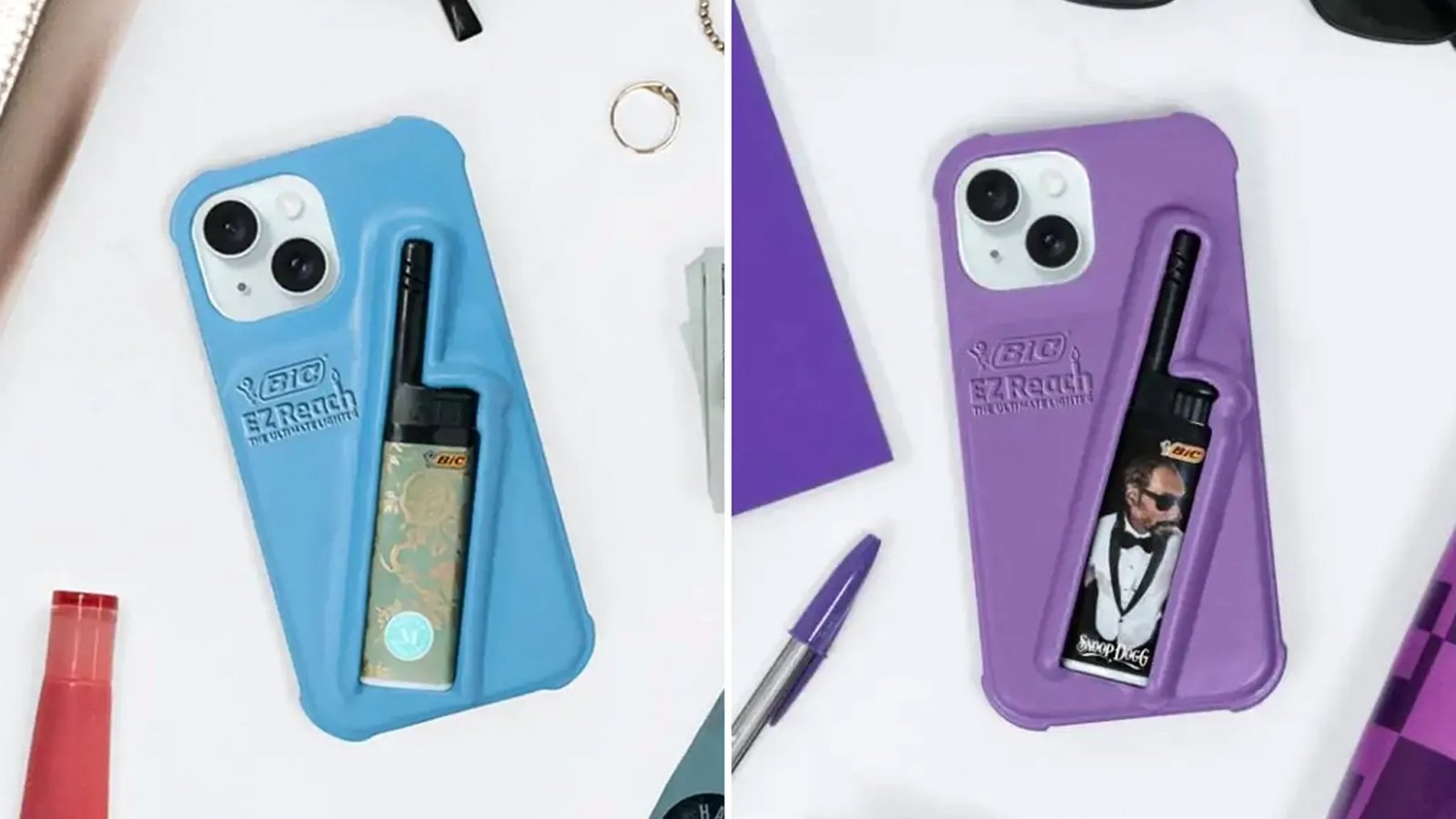 Le cover per iPhone di Bic in collaborazione con Martha Stewart e Snoop Dog