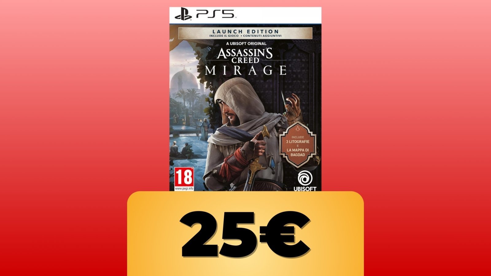 Assassin's Creed Mirage PS5 e lo sconto su Amazon