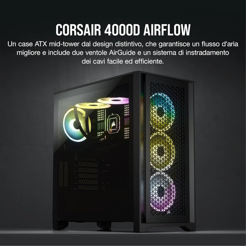 Il case per PC mid-tower Corsair 4000D Airflow