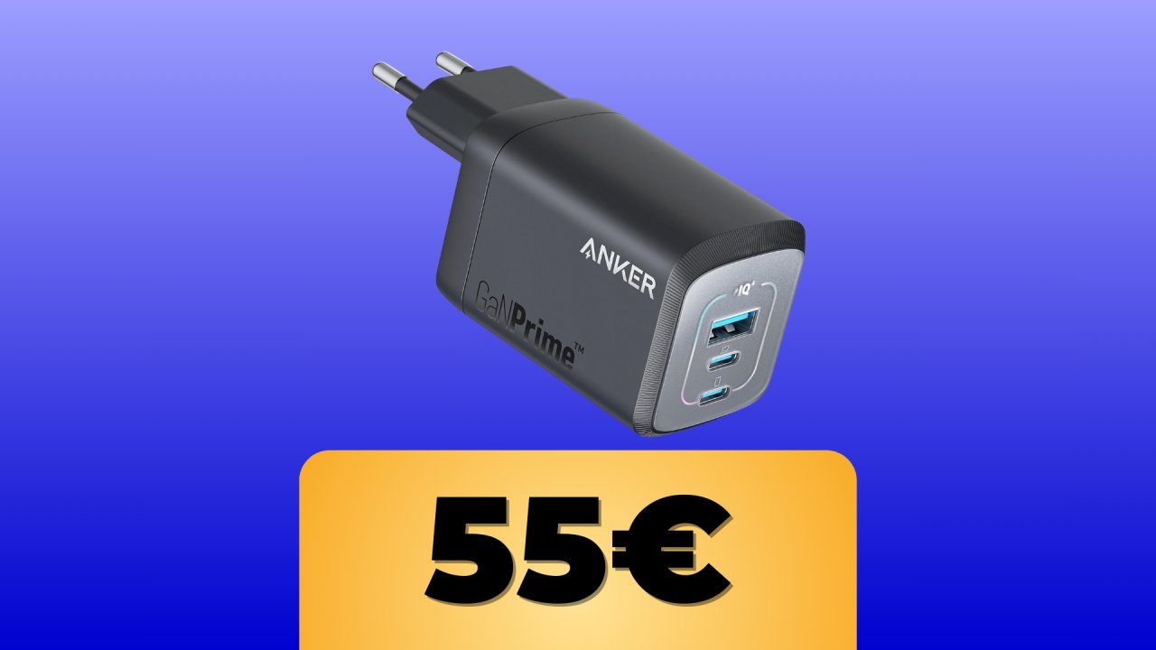 Caricatore Anker USB C 100W GaNPrime in sconto per la Festa delle Offerte Prime