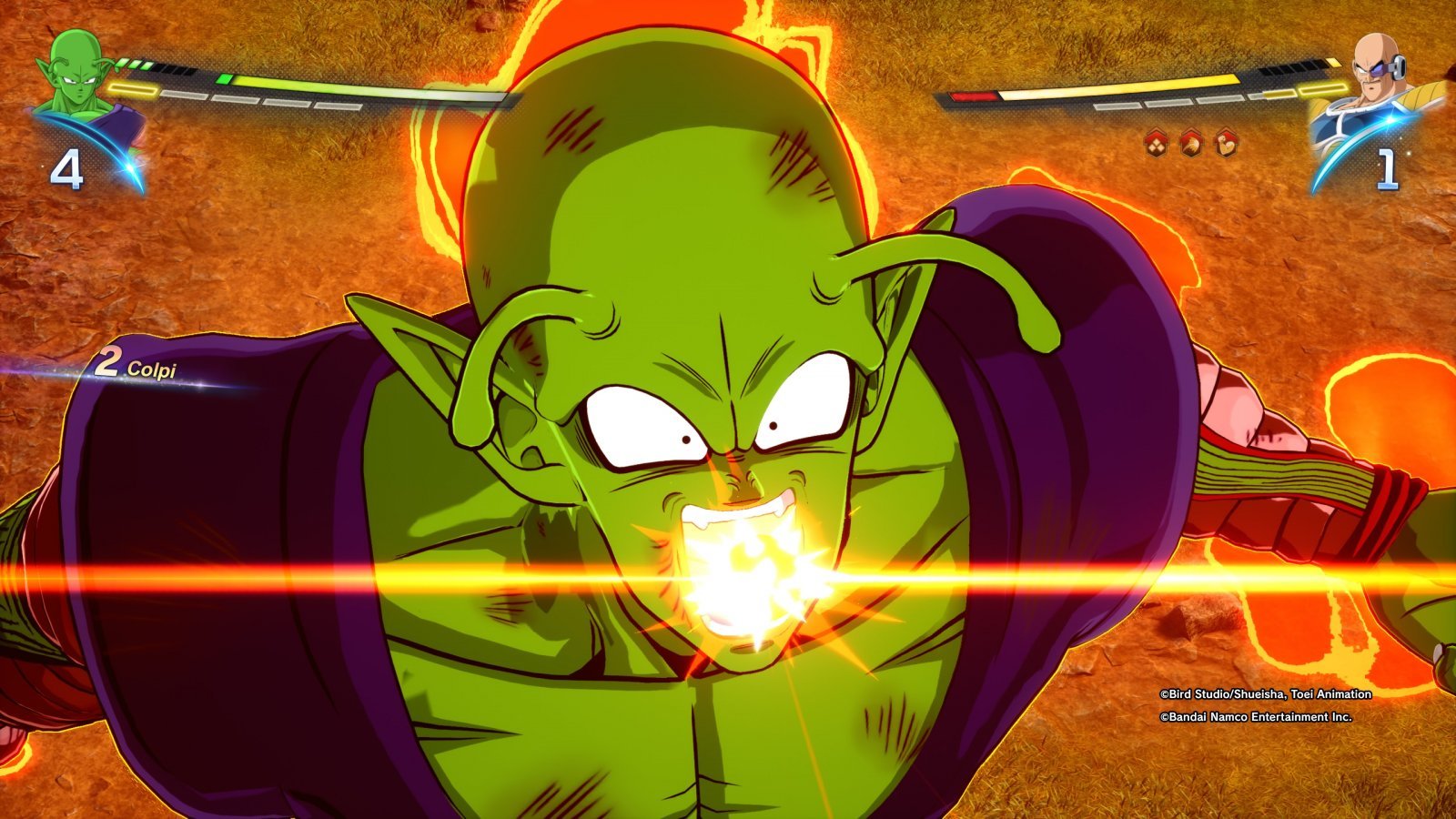 Piccolo, uno dei personaggi di Dragon Ball: Sparking! Zero