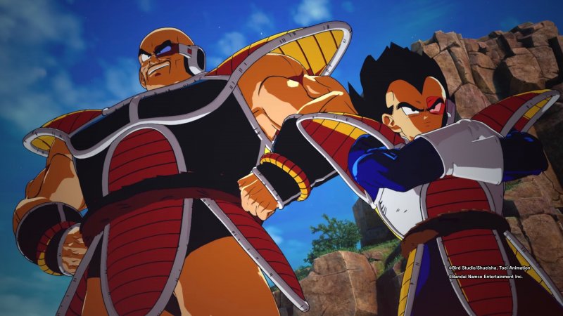Nappa e Vegeta arrivano sulla Terra in Dragon Ball: Sparking! Zero