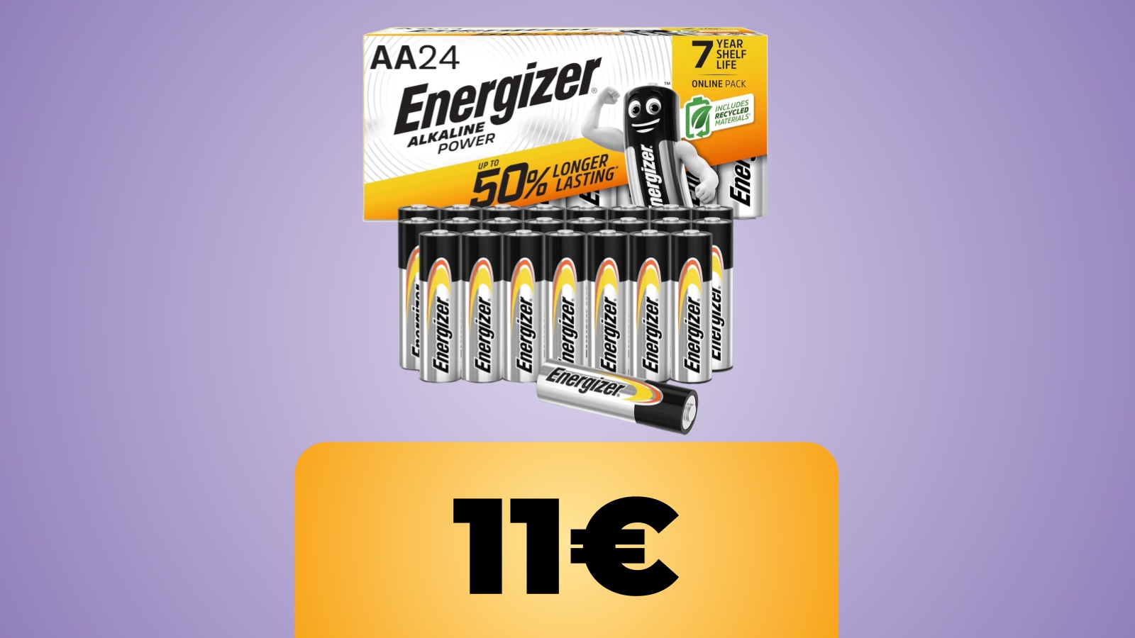 Le barterie AA Energizer e il prezzo su Amazon