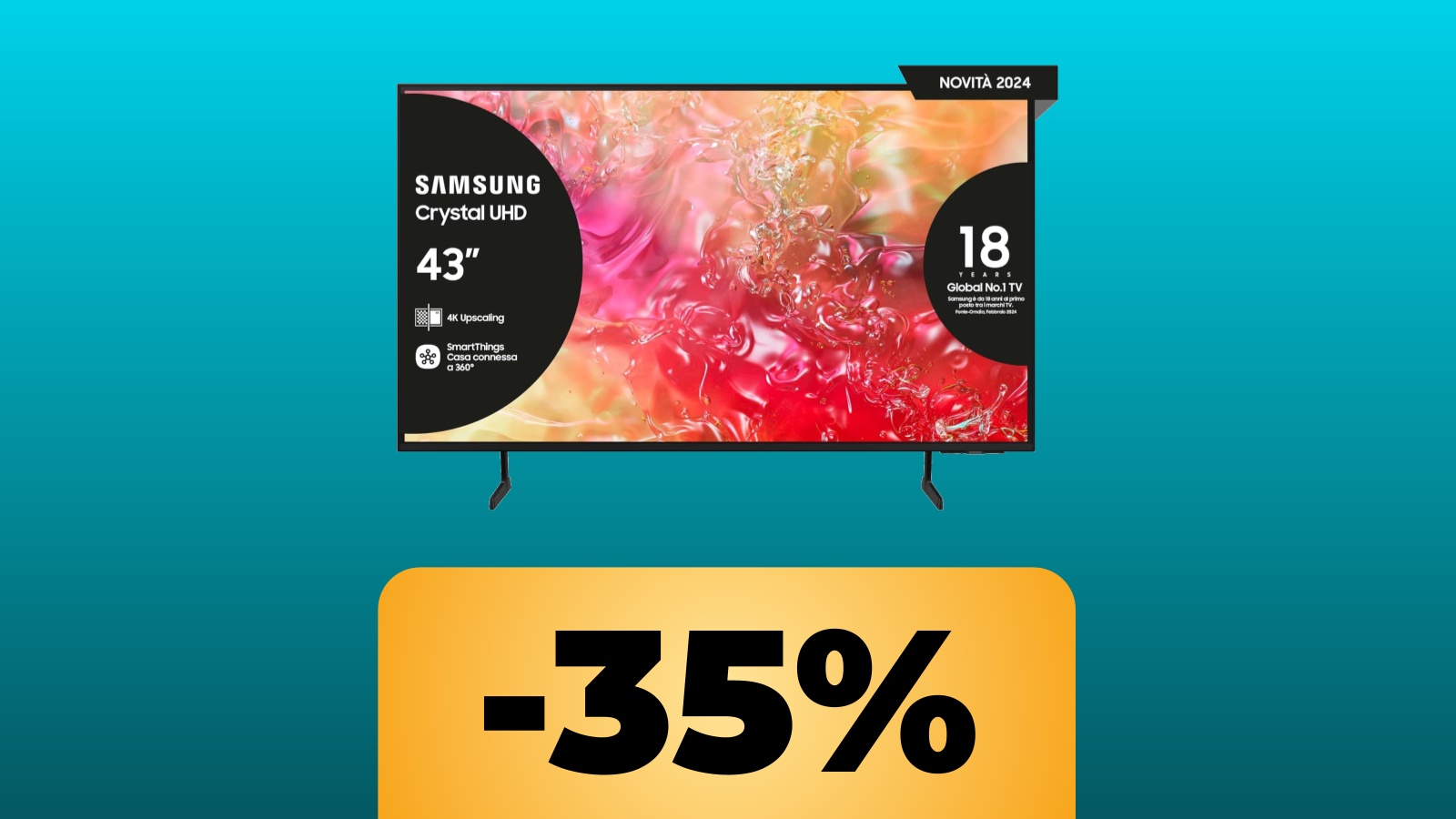 smart TV Samsung e lo sconto di Amazon