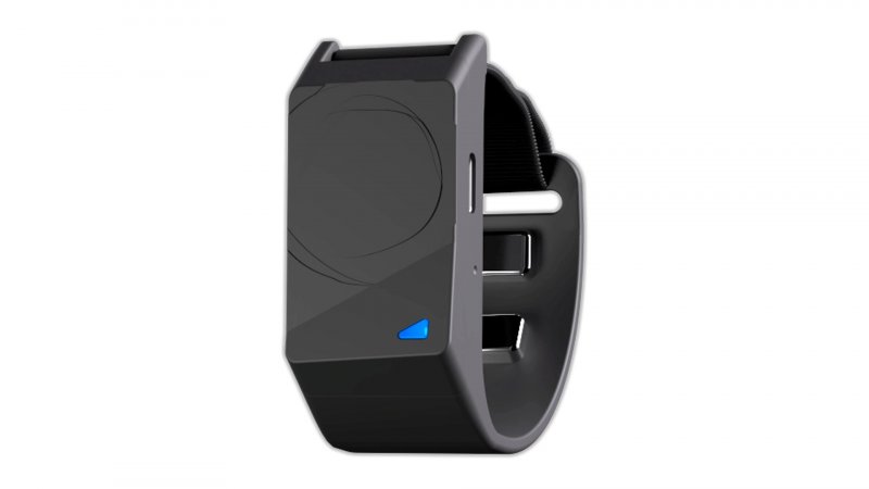 Il bracciale di Ovomind ha diversi sensori per rilevare dati biometrici