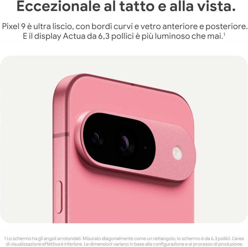 I dettagli del retro del Google Pixel 9 I dettagli del retro del Google Pixel 9