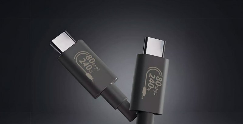 Il cavo USB 4 2.0 di Elecom.