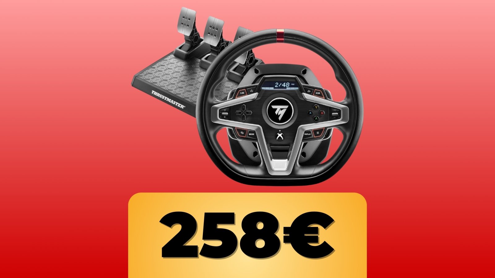 Il volante Thrustmaster e lo sconto Amazon