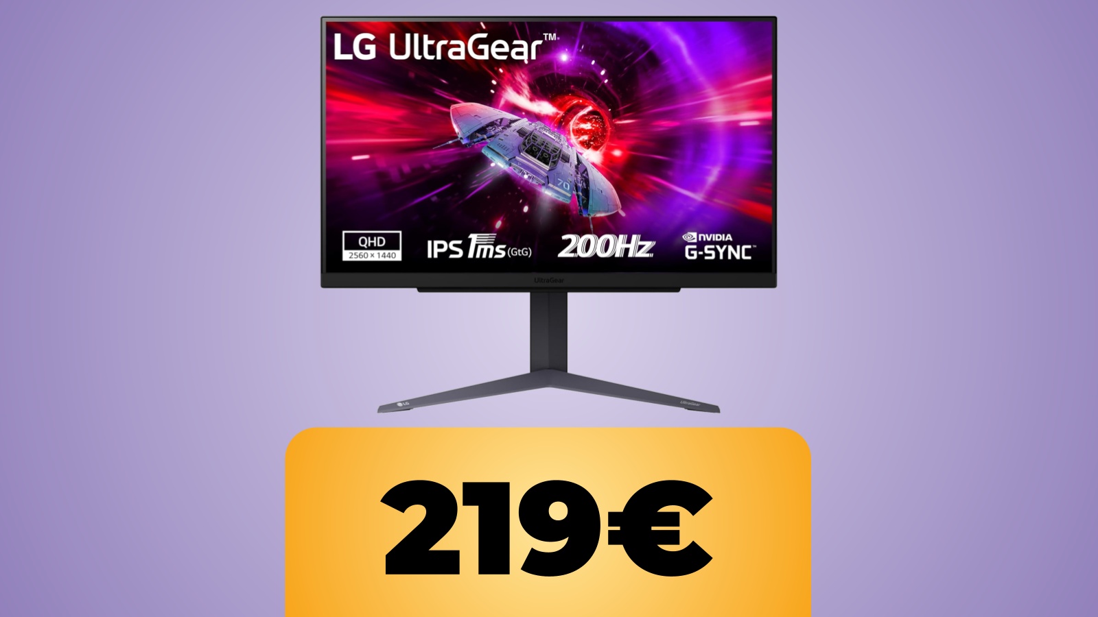 monitor da gaming LG 27GS75Q UltraGear e il prezzo su Amazon
