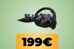 Il volante Logitech G G29 Driving Force con pedaliera è in sconto su Amazon per la Festa delle Offerte Prime - Notizia