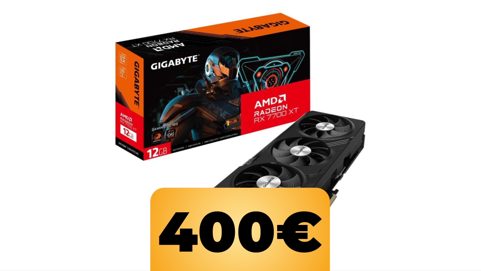 GPU Radeon RX 7700 XT GAMING OC e il prezzo di Amazon