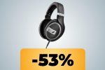 Le Cuffie Sennheiser HD 599 sono a metà prezzo su Amazon per la Festa delle Offerte Prime - Notizia