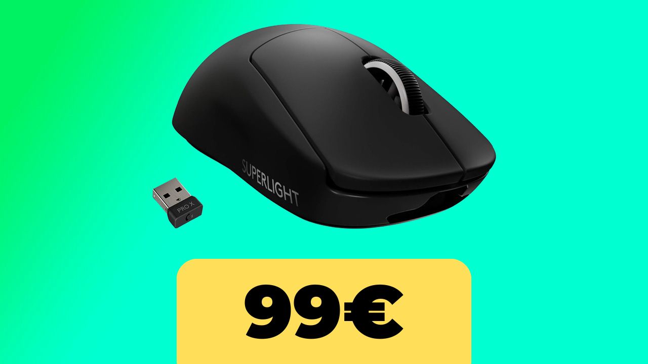 Logitech G Pro X Superlight, il mouse da gaming è in forte sconto per la Festa delle Offerte Prime