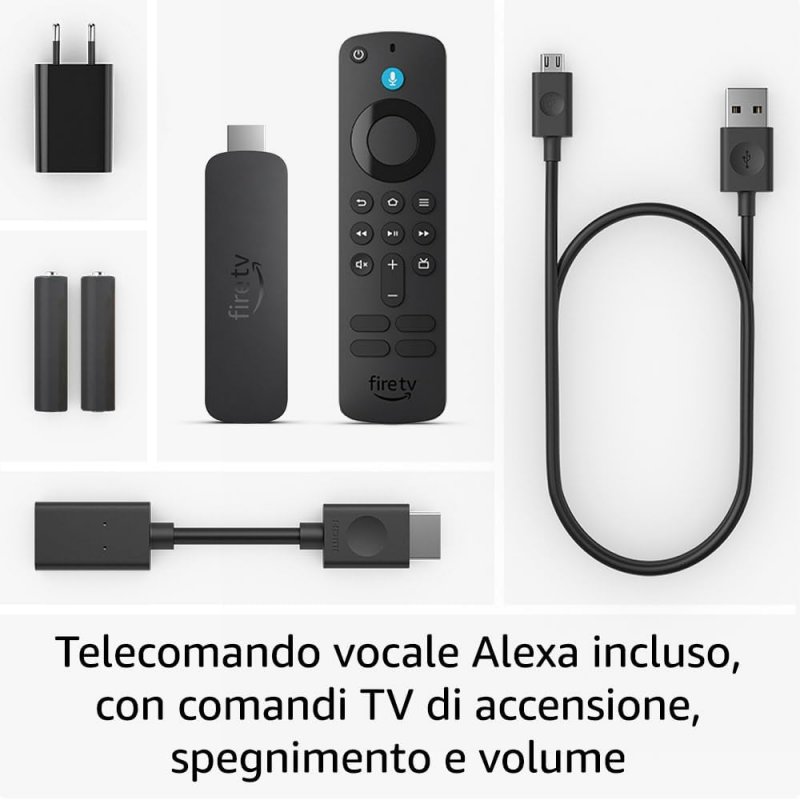 I contenuti della confezione del Fire TV Stick 4K