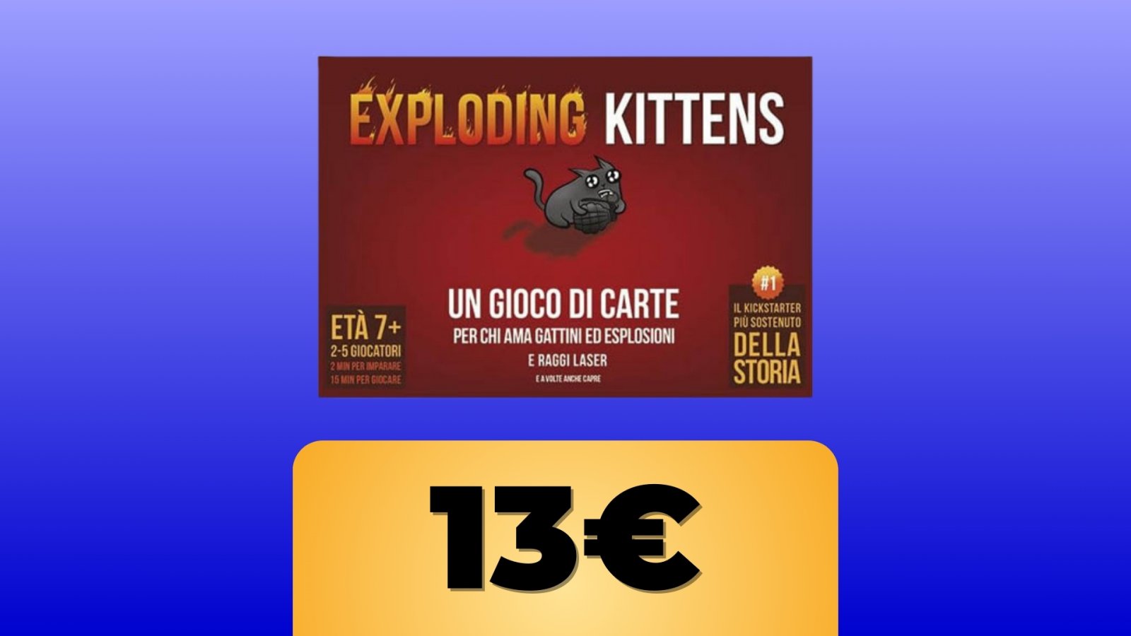 Il gioco Exploding Kittens e lo sconto Amazon