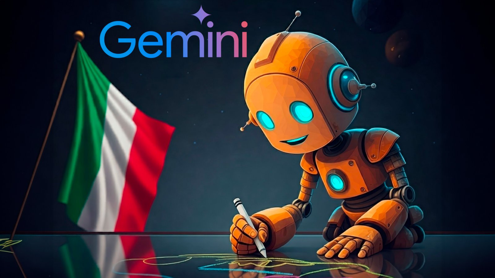 Gemini celebra l'arrivo di Imagen 3 in Italia, immagine generata da Gemini