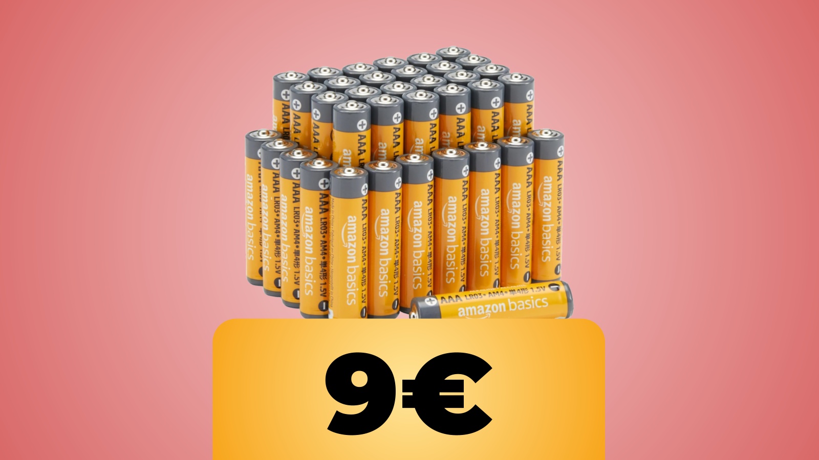 Un pacco di batterie AAA e il prezzo di Amazon