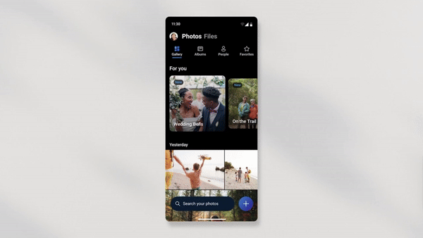 La nuova app mobile di OneDrive La nuova app mobile di OneDrive