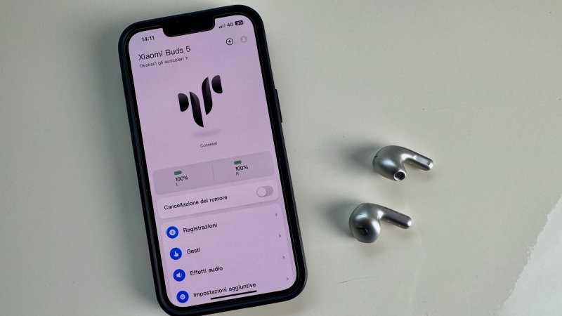 L'app proprietaria Xiaomi Earbuds offre ciò che serve per tenere tutto sotto controllo