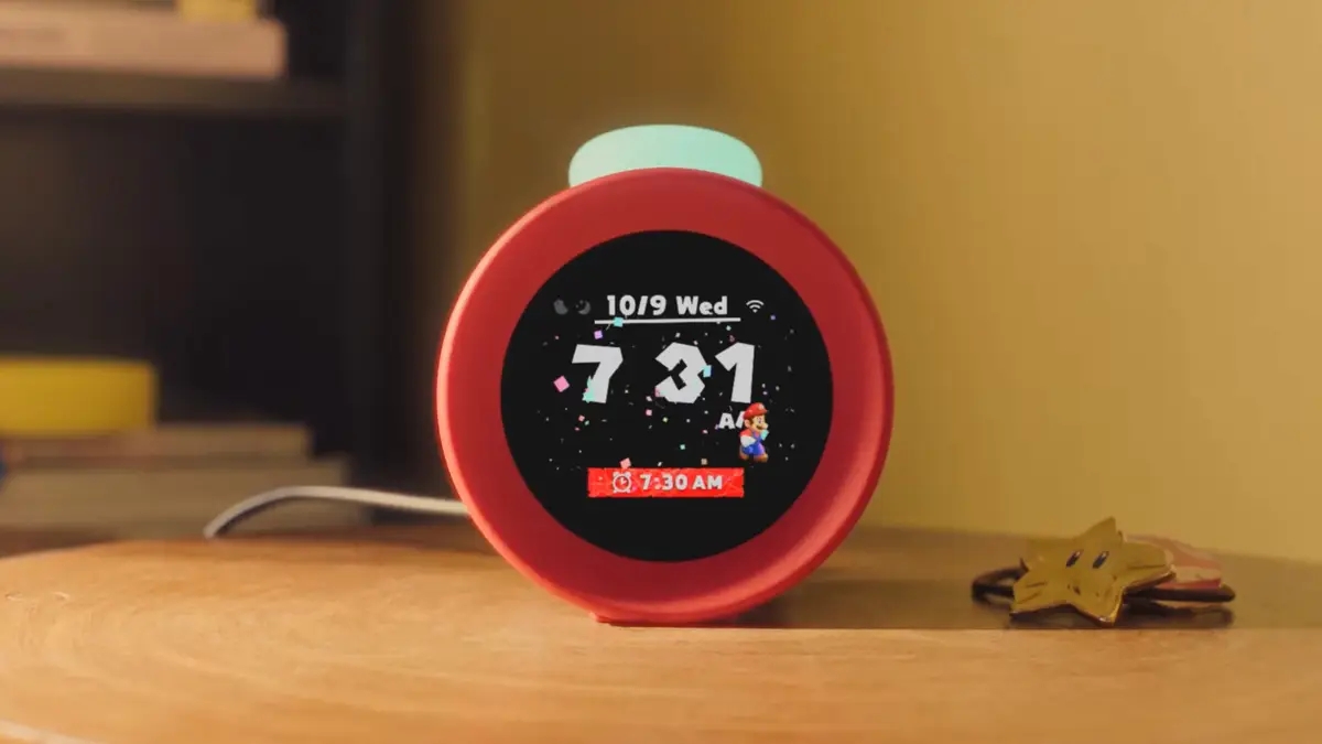 L'orologio interattivo Nintendo: Alarmo