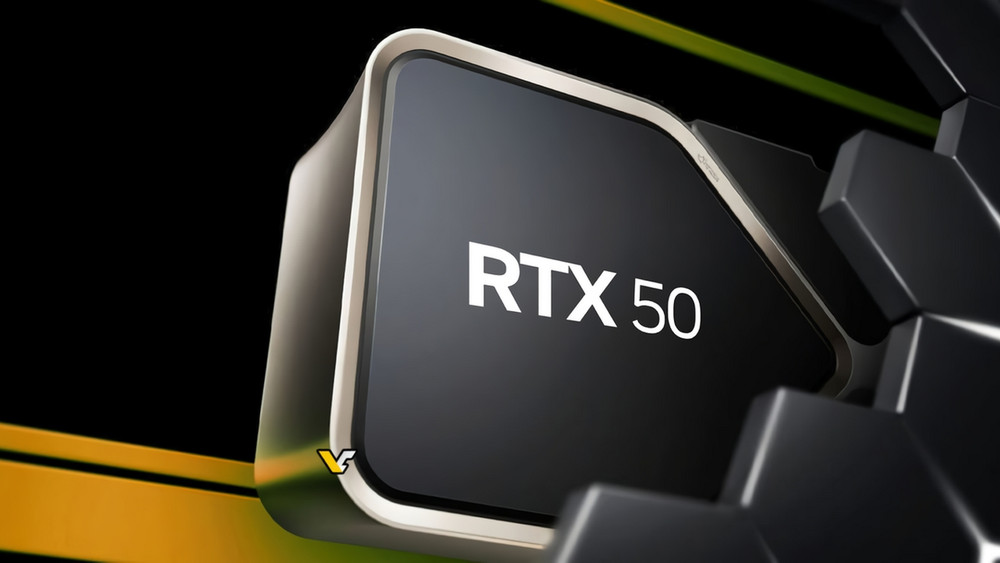 Un'illustrazione su NVIDIA RTX 50