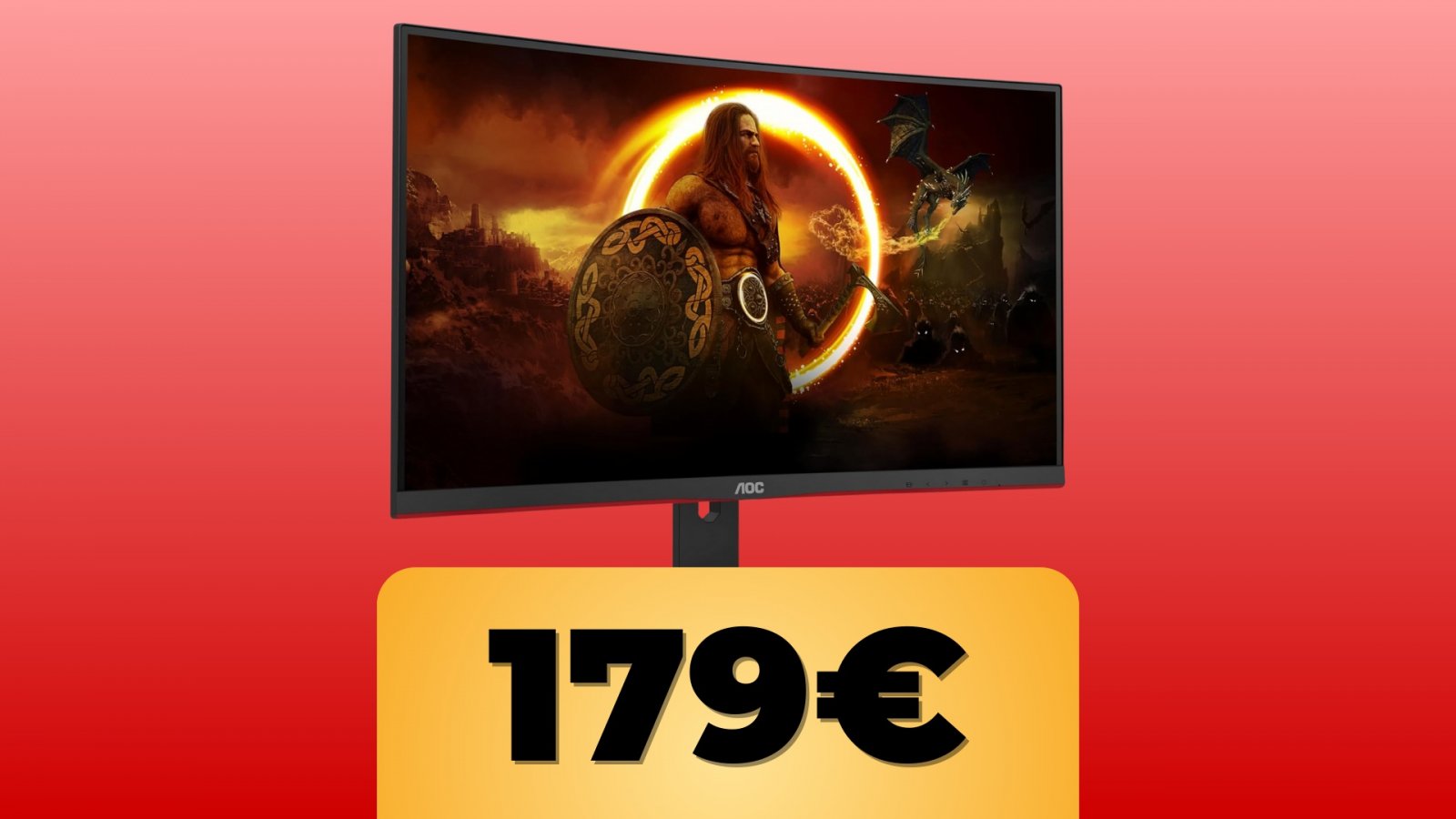 Il monitor AOC CQ27G2SE e lo sconto su Amazon