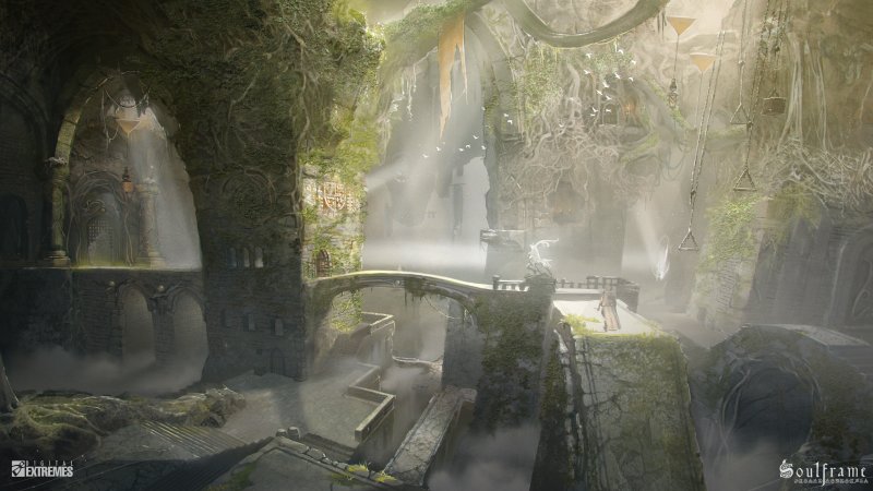 I dungeon generati proceduralmente di Soulframe sono molto belli e piuttosto vari ma sono un'evidente manifestazione delle sue difficoltà