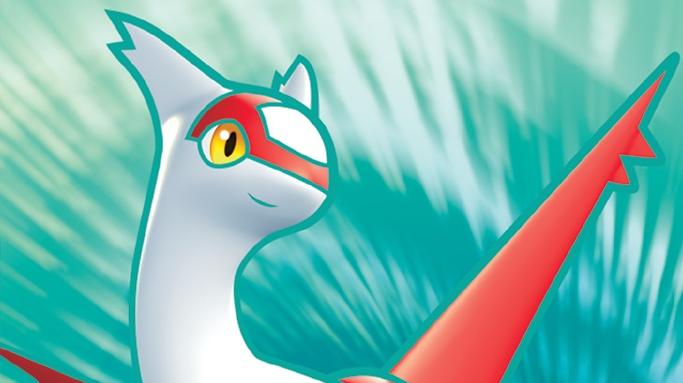 Un dettaglio della carta Latias-ex di GCC Pokémon Scarlatto e Violetto - Scintille Folgoranti
