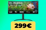 LG 34WP75CP, il monitor da gaming è al minimo storico su Amazon Italia - Notizia