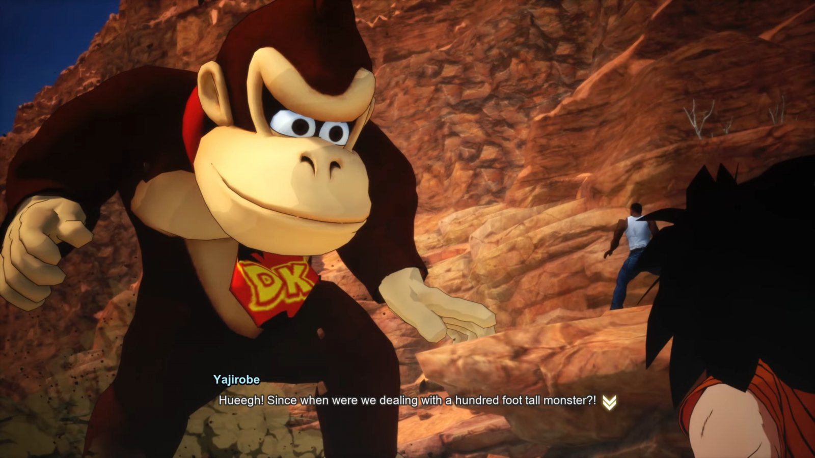 Donkey Kong e CJ di GTA in Dragon Ball: Sparking! Zero